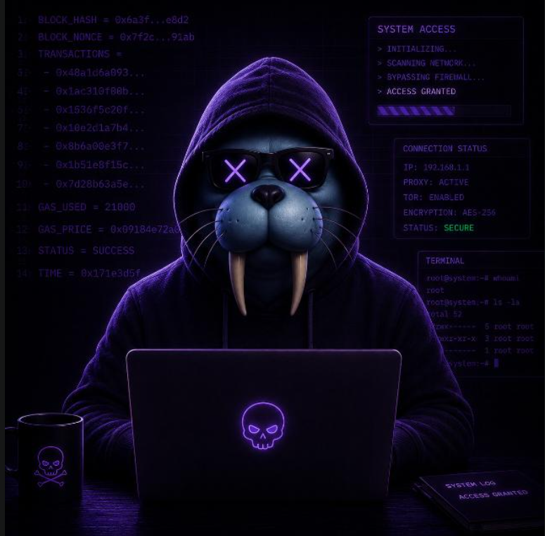 Julius E. — stylized hacker/trader avatar
